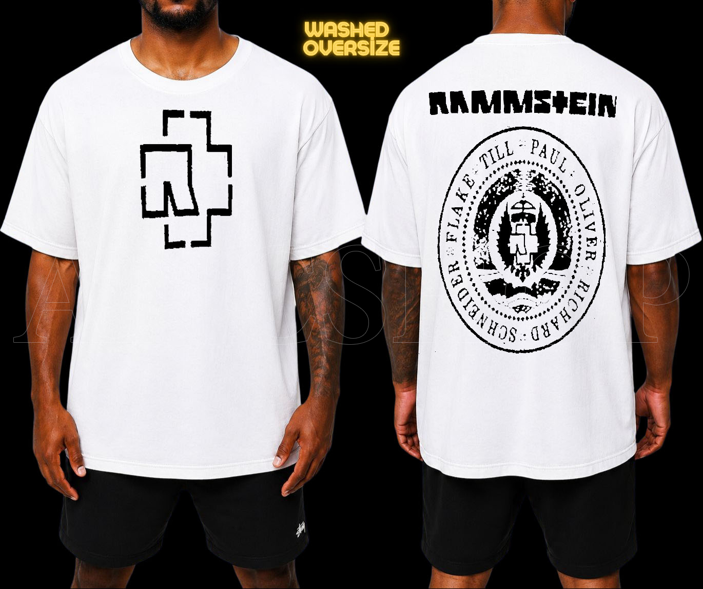 RAMMSTEIN BEYAZ RENK TSHİRT