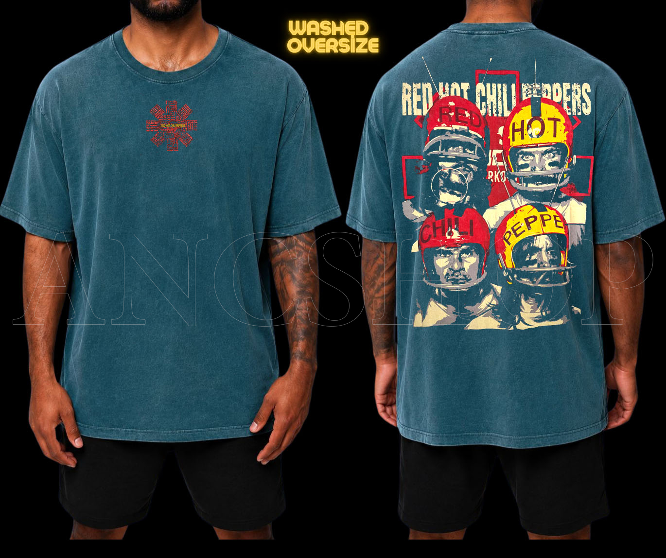 RED HOT YEŞİL RENK TSHİRT